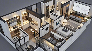 3D户型图 3D户型图