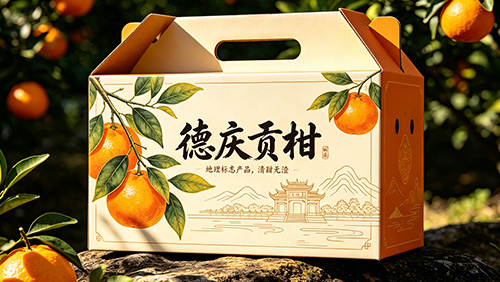 德庆贡柑包装设计全案方案